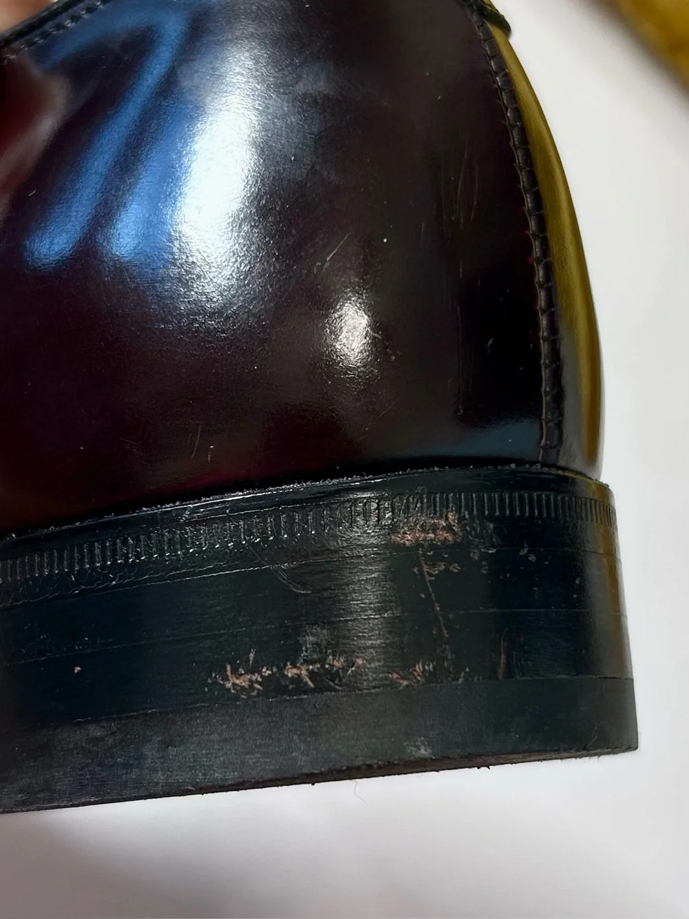Johnson & Murphy Burgundy Cap Toe Oxford Dress Shoes Men’s 9.5 E/C